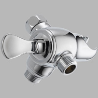 Delta Faucet U4920 Universal Showering Components 3 Way Shower Arm Diverter With Handshower Mount