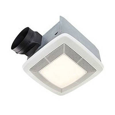 Broan Model QTXE110FLT 110 CFM 42 Watt Fluorescent Light Ultra Silent Bath Fan/Light