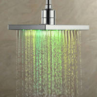 LightInTheBox 8 Inch 7 Colors Changing LED Contemporary Shower Faucet Head LightInTheBox 8 Inch 7 Colors Changing LED Contemporary Shower Faucet Head