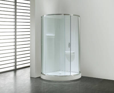 OVE Breeze Shower Kit with Acrylic Base and Walls and Clear Glass Sliding Door Review