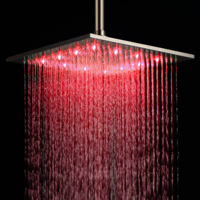 Ouku 12 inch LED Rainfall Shower Head
