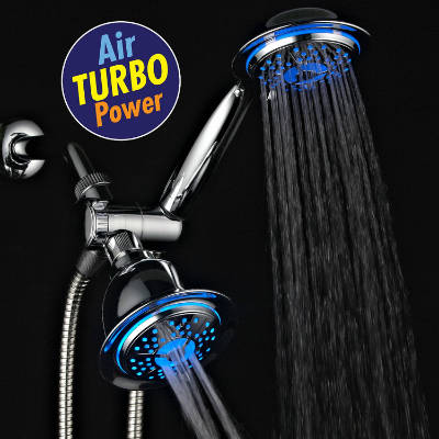 PowerSpa Color Changing LED Shower with Air Turbo Technology
