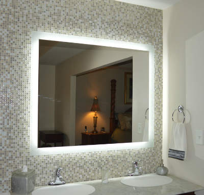 Side Lighted LED Bath Vanity Mirror