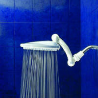 Thunderhead - TH2.5 - High Pressure Rain Shower Head - White - Large Thunderhead - TH2.5 - High Pressure Rain Shower Head - White - Large