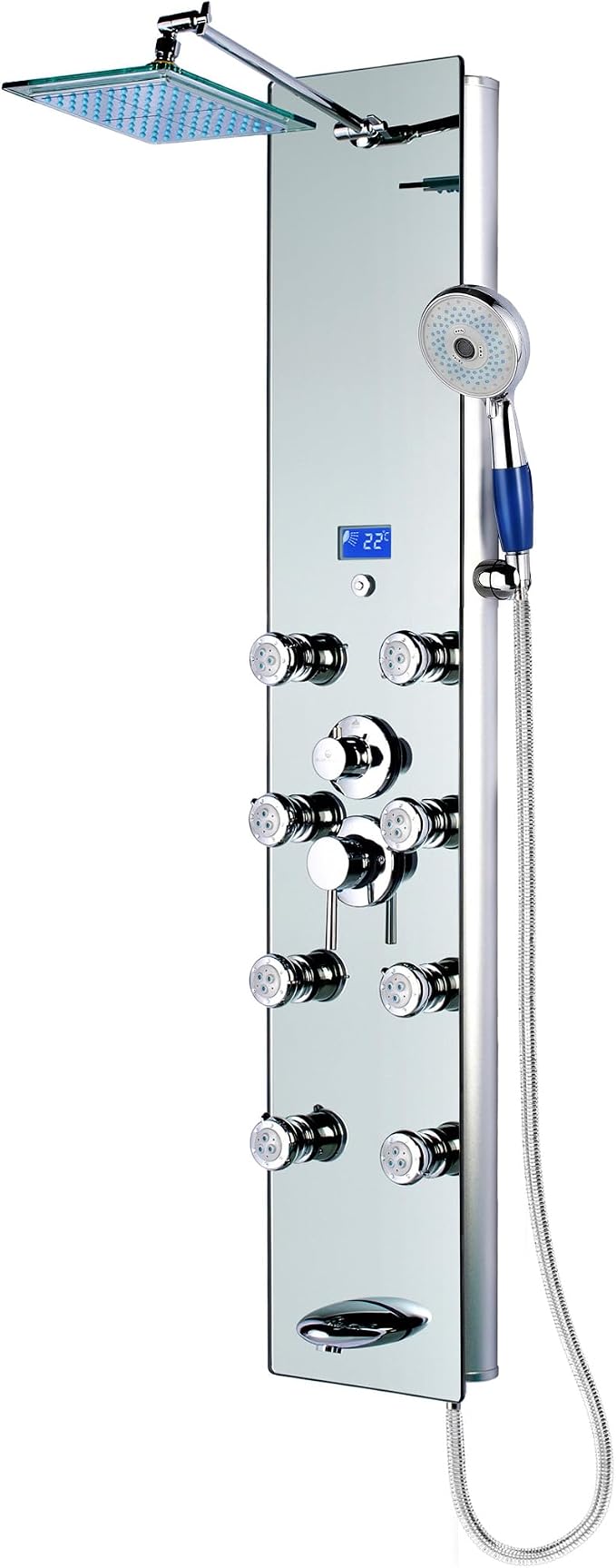 Blue Ocean 52" Aluminum SPA392M Shower Panel Tower