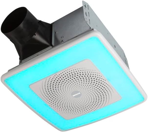 Broan-NuTone ChromaComfort Fan with Bluetooth Speaker