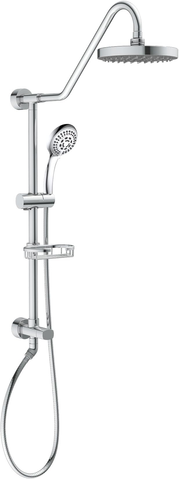 PULSE ShowerSpas Kauai III Shower System, 8" Rain Head + Handheld