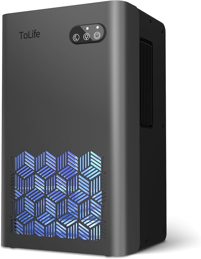 ToLife Dehumidifier, 1000 Sq Ft, Sleep Mode