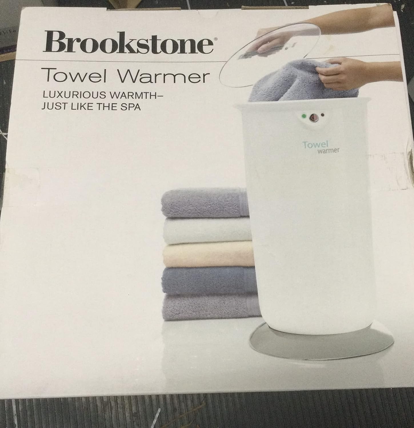 Brookstone Towel Warmer, Holds Two Oversized Towels