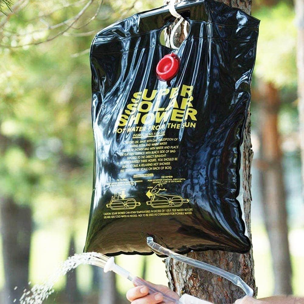Coghlan's Camp Shower, Portable Solar-Heated Outdoor Shower Bag, 5 Gallons