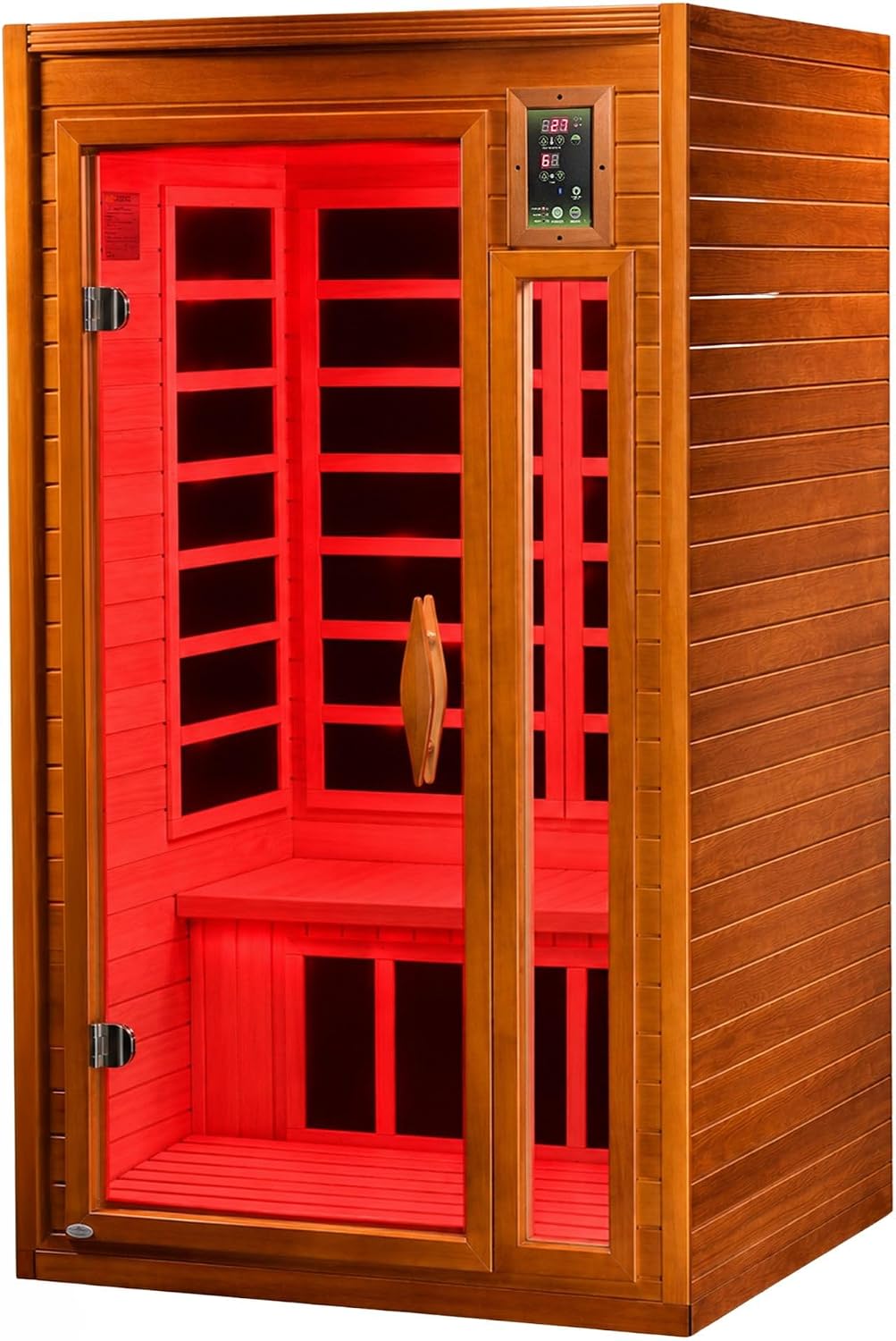 Dynamic Saunas Barcelona 1-2 Person Infrared Sauna with Red Light Therapy