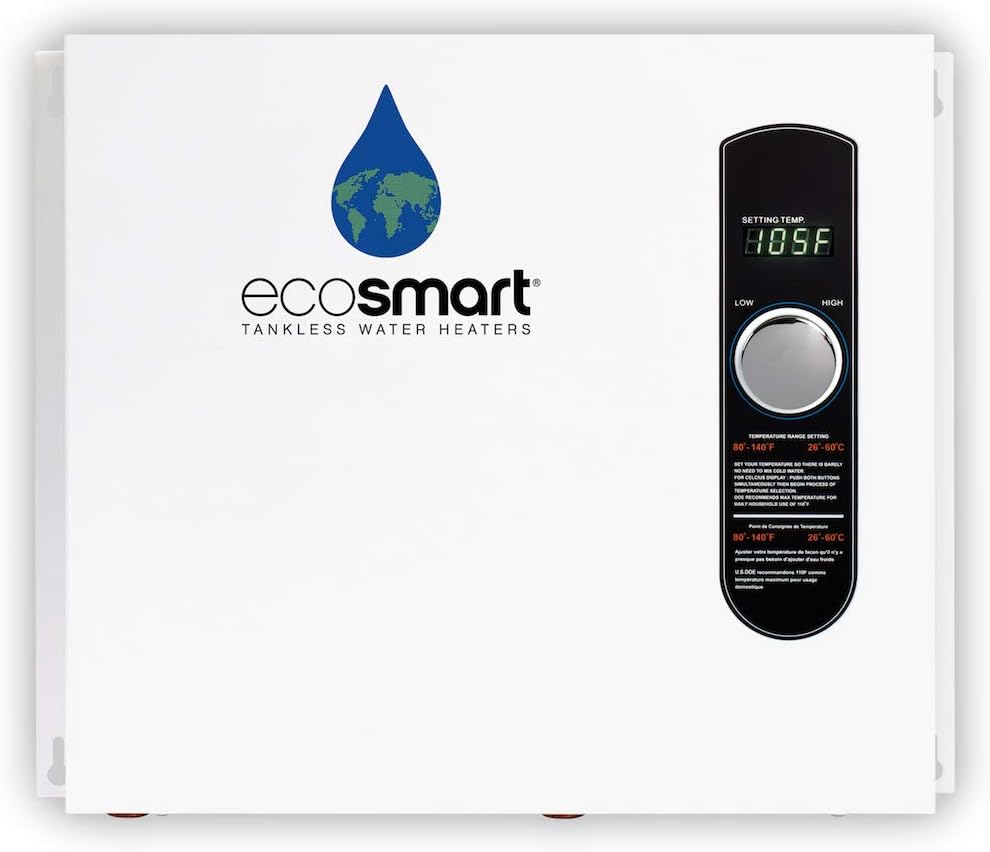EcoSmart ECO 36 Electric Tankless Water Heater, 36kW, 240V