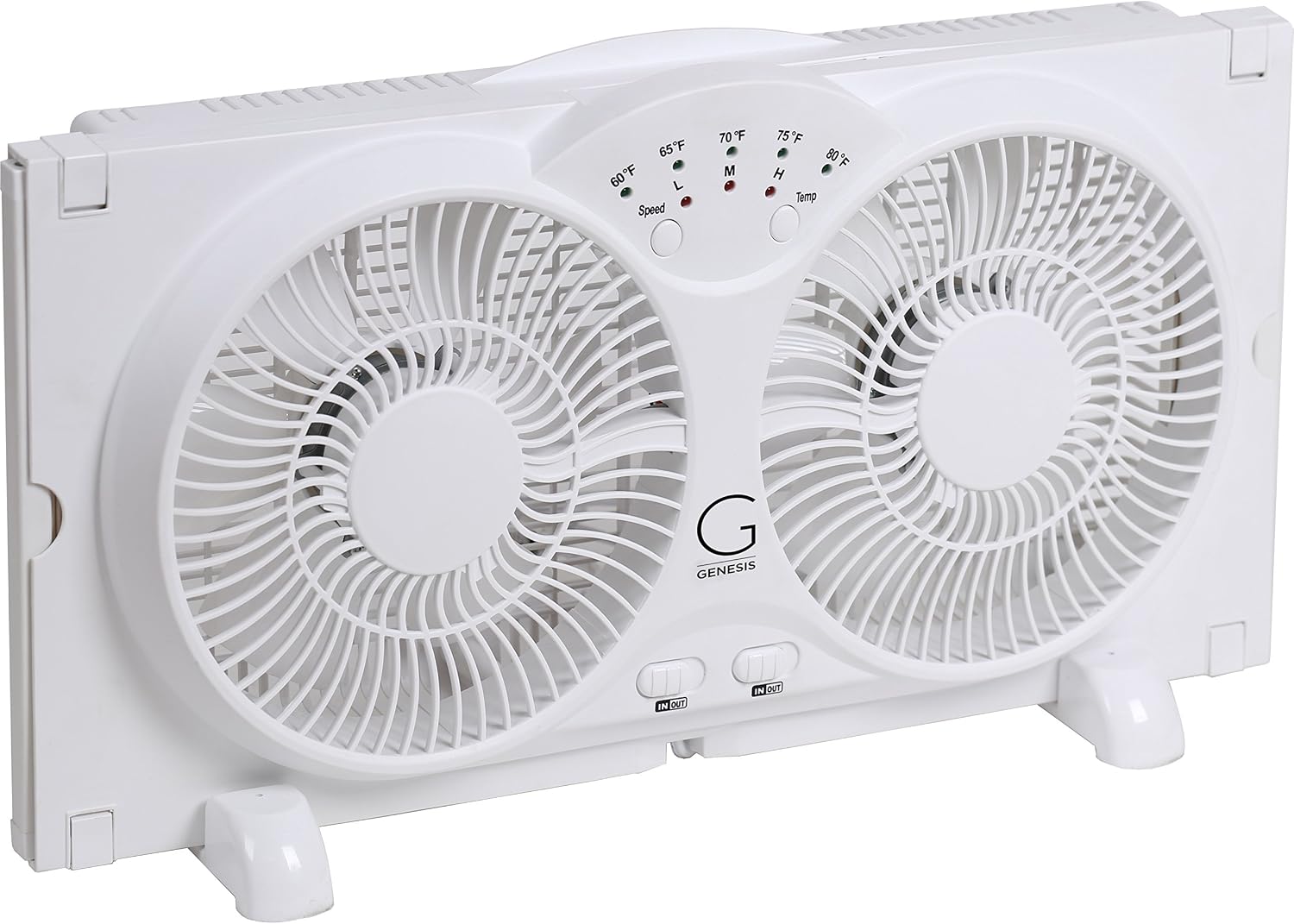 Genesis Twin Fan High Velocity Reversible Airflow Window Fan