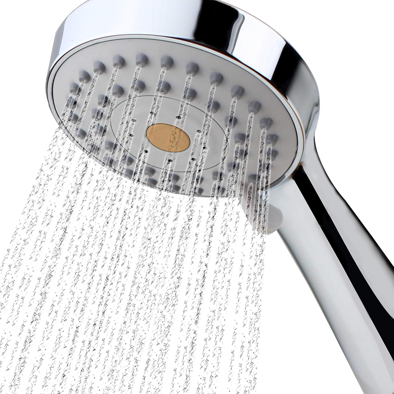 HO2ME High Pressure Handheld Shower Head with Hose, Chrome