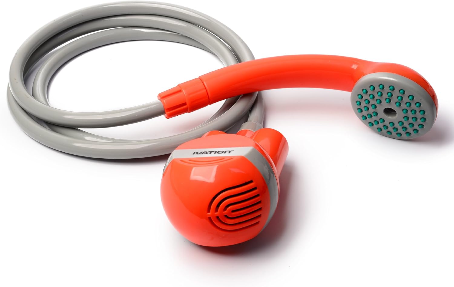 Ivation Portable Outdoor Shower, Battery Powered Water Pump, Rechargeable