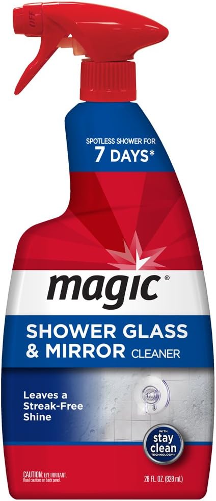 Magic Shower Glass and Mirror Cleaner, 28 oz