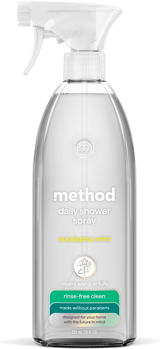 Method Daily Shower Spray Cleaner, Eucalyptus Mint, 28 oz