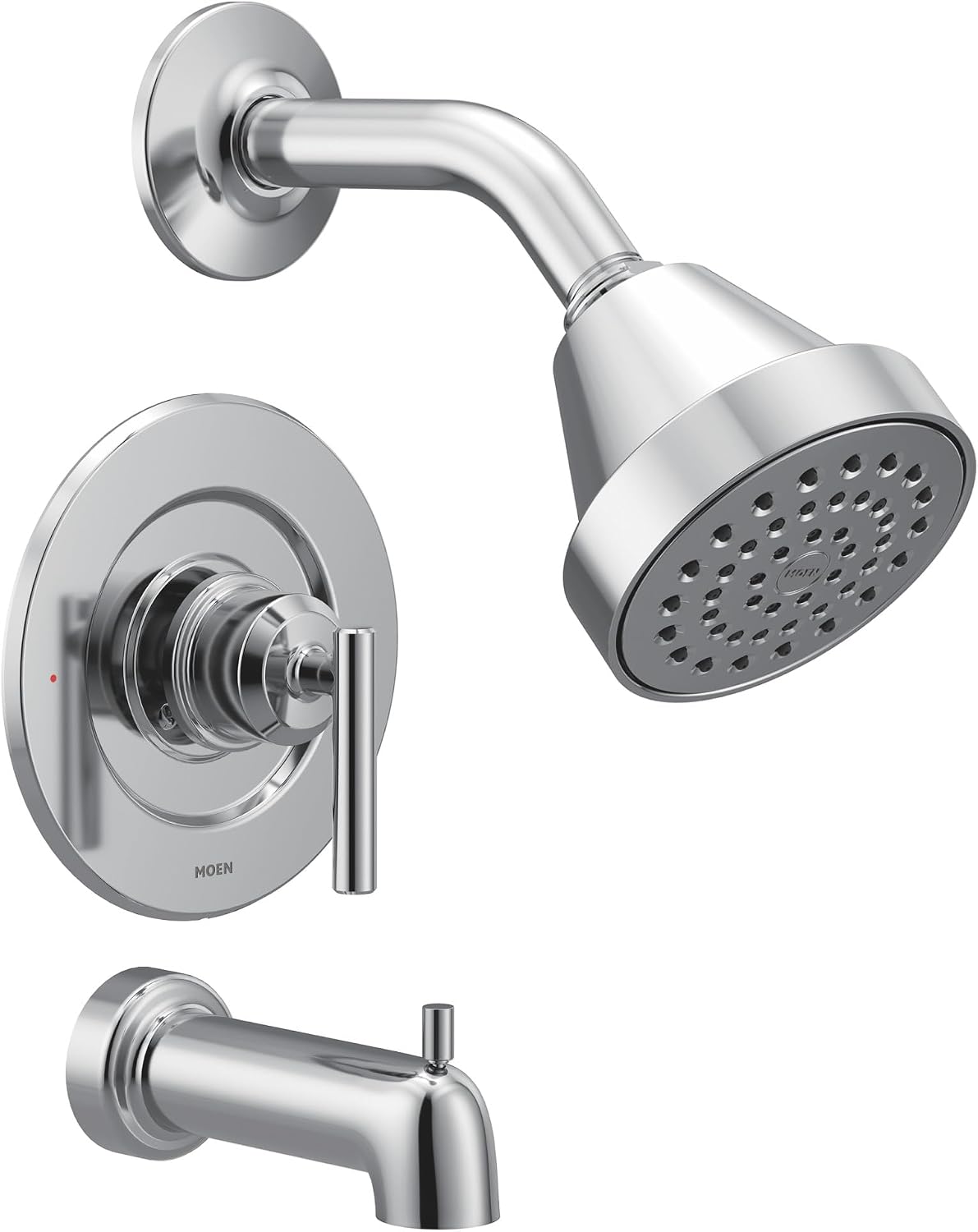 Moen Gibson Chrome Pressure Balancing Eco-Performance Showerhead, Handle and Tub Spout, T2903EP