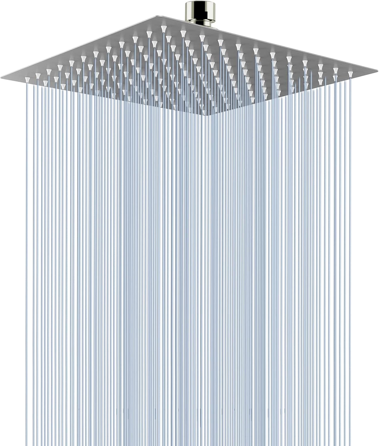 Voolan High-Pressure Rain Shower Head, 304 Stainless Steel