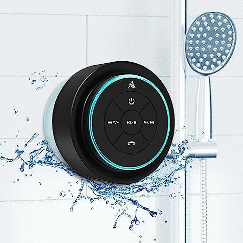 XLEADER Pro Shower Speaker (Upgraded), Certified IPX7 Waterproof Bluetooth
